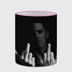 Кружка 3D Eminem Fuck, цвет: 3D-розовый кант — фото 2