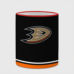 Кружка 3D Anaheim Ducks Selanne, цвет: 3D-красный кант — фото 2