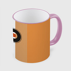 Кружка 3D Philadelphia Flyers, цвет: 3D-розовый кант