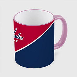 Кружка 3D Washington capitals, цвет: 3D-розовый кант