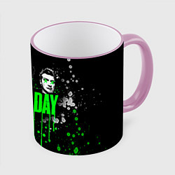 Кружка 3D Green Day: Acid Colour, цвет: 3D-розовый кант