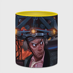 Кружка 3D Emmett Lathrop Brown, цвет: 3D-белый + желтый — фото 2
