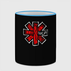 Кружка 3D RHCP Symbol, цвет: 3D-небесно-голубой кант — фото 2