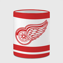 Кружка 3D Detroit Red Wings, цвет: 3D-красный кант — фото 2