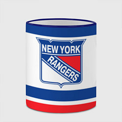 Кружка 3D New York Rangers, цвет: 3D-синий кант — фото 2