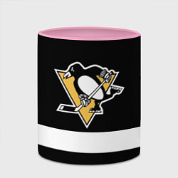 Кружка 3D Pittsburgh Penguins: Black, цвет: 3D-белый + розовый — фото 2