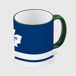 Кружка 3D Toronto Maple Leafs, цвет: 3D-зеленый кант