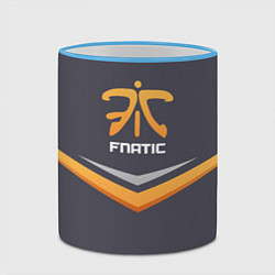 Кружка 3D Fnatic Arrows, цвет: 3D-небесно-голубой кант — фото 2