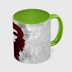 Кружка 3D Че Гевара, цвет: 3D-белый + светло-зеленый