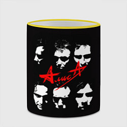 Кружка 3D Группа АлисА, цвет: 3D-желтый кант — фото 2