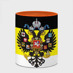 Кружка 3D Имперский Флаг, цвет: 3D-белый + оранжевый — фото 2
