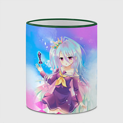 Кружка 3D No Game No Life, цвет: 3D-зеленый кант — фото 2