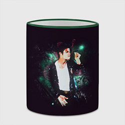 Кружка 3D Michael Jackson, цвет: 3D-зеленый кант — фото 2
