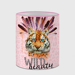 Кружка 3D Wild Beauty, цвет: 3D-розовый кант — фото 2