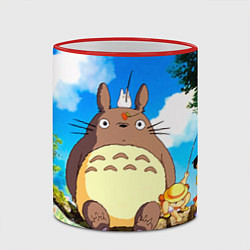 Кружка 3D Тоторо и компания, цвет: 3D-красный кант — фото 2