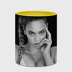 Кружка 3D Beyonce Eyes, цвет: 3D-белый + желтый — фото 2