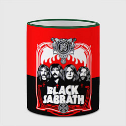 Кружка 3D Black Sabbath: Red Sun, цвет: 3D-зеленый кант — фото 2