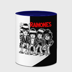 Кружка 3D Ramones Boys, цвет: 3D-белый + синий — фото 2