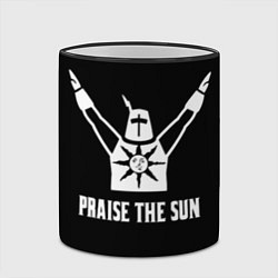 Кружка 3D Dark souls praise the sun knight Heida, цвет: 3D-черный кант — фото 2