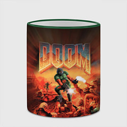Кружка 3D DOOM: 1993, цвет: 3D-зеленый кант — фото 2
