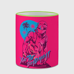 Кружка 3D You're dead meat, цвет: 3D-светло-зеленый кант — фото 2