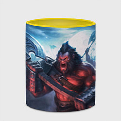 Кружка 3D Axe, цвет: 3D-белый + желтый — фото 2