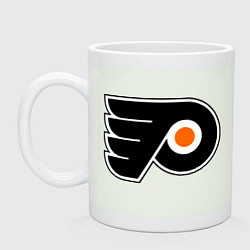 Кружка керамическая Philadelphia Flyers, цвет: фосфор