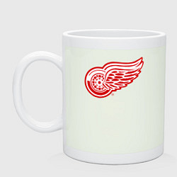 Кружка керамическая Detroit Red Wings, цвет: фосфор