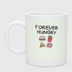 Кружка керамическая Forever Hungry, цвет: фосфор
