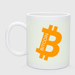 Кружка керамическая Bitcoin Boss, цвет: фосфор