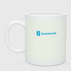 Кружка керамическая Blockchain, цвет: фосфор