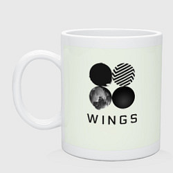 Кружка керамическая BTS Wings, цвет: фосфор