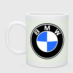 Кружка керамическая Logo BMW, цвет: фосфор