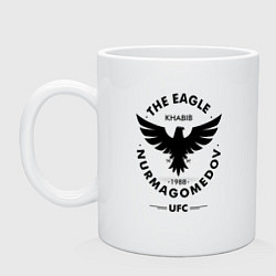 Кружка керамическая The Eagle: Khabib UFC, цвет: белый