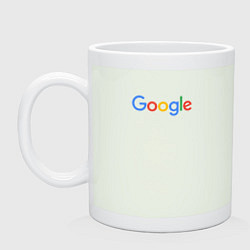 Кружка керамическая Google, цвет: фосфор