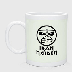 Кружка керамическая Iron Maiden, цвет: фосфор