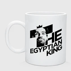 Кружка керамическая Salah: The Egyptian King, цвет: белый