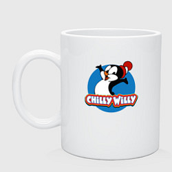 Кружка керамическая Chilly Willy, цвет: белый