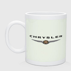 Кружка керамическая Chrysler logo, цвет: фосфор