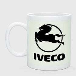 Кружка керамическая Iveco, цвет: фосфор