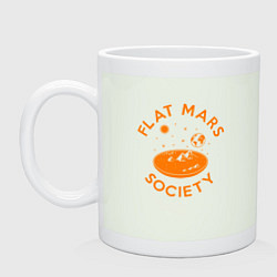 Кружка керамическая Flat Mars Society, цвет: фосфор