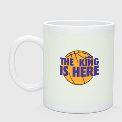 Кружка керамическая The King is Here, цвет: фосфор