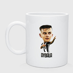 Кружка керамическая Dybala, цвет: белый