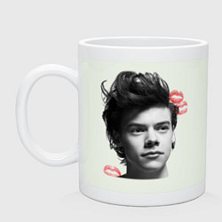 Кружка керамическая Harry Styles, цвет: фосфор