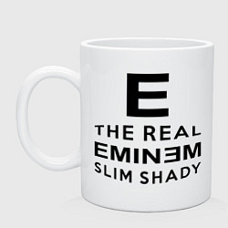 Кружка керамическая The real eminem, цвет: белый