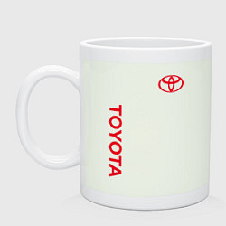 Кружка керамическая TOYOTA, цвет: фосфор