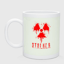 Кружка керамическая S T A L K E R 2, цвет: фосфор