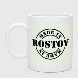 Кружка керамическая Made in Rostov, цвет: фосфор