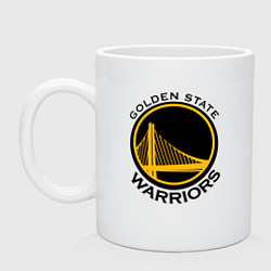 Кружка керамическая GOLDEN STATE WARRIORS, цвет: белый