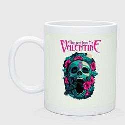 Кружка керамическая BFMV, цвет: фосфор